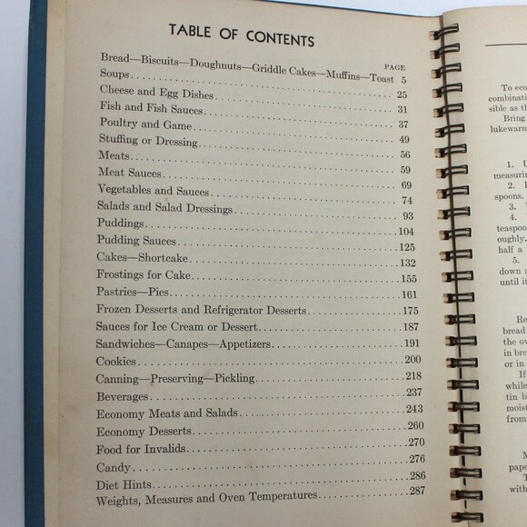 Vintage Copyright 1938 Watkins Cook Book - Recipes Advertising Helpful Hints - Picture 5 of 15